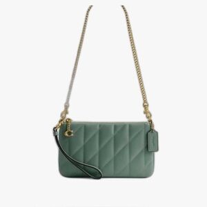 COACH POUCH WITH QUILTING